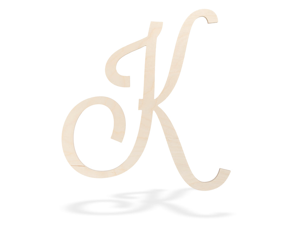 Personalized Script Monogram Letter Wedding Decor | Heritage Sign Co
