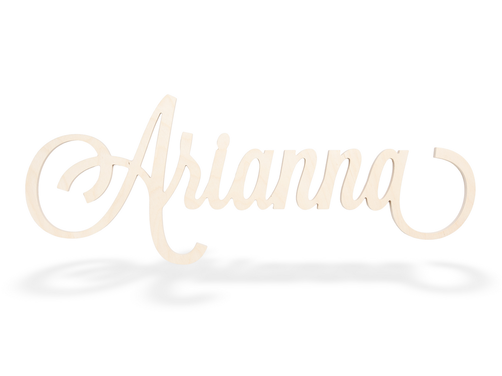 Custom Name Sign Cutout - Arianna Font