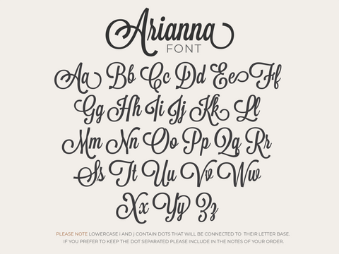 Custom Name Sign Cutout - Arianna Font