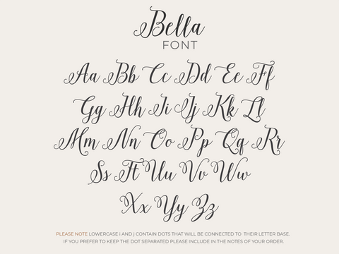 Custom Name Sign Cutout - Bella Font