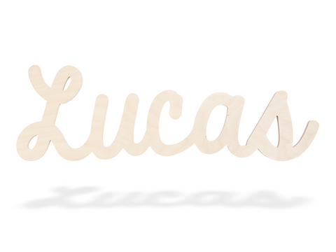 Custom Name Sign Cutout - Lucas Font