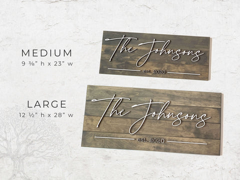 Family Name Sign - Signature Calligraphy Font