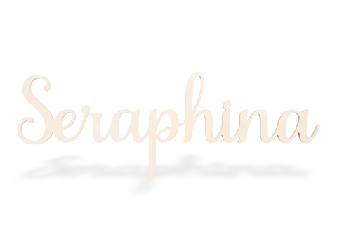 Custom Name Sign Cutout - Seraphina Font