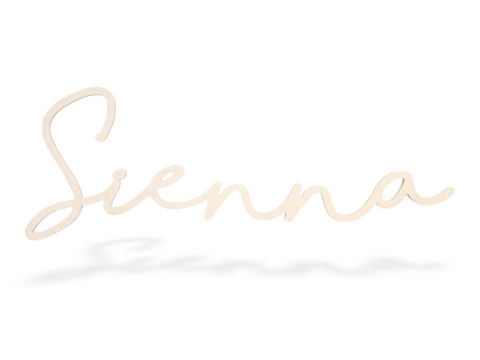 Custom Name Sign Cutout - Sienna Font