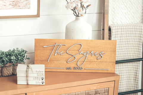 Family Name Sign - Signature Calligraphy Font