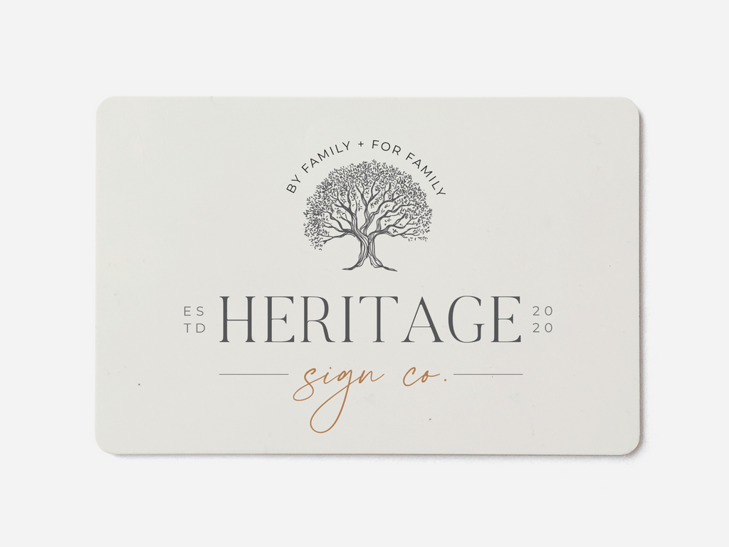 Heritage Sign Co. Gift Card