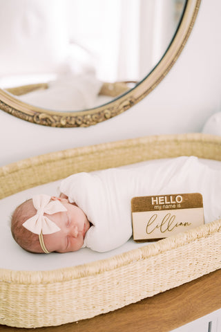 Name Tag Birth Announcement